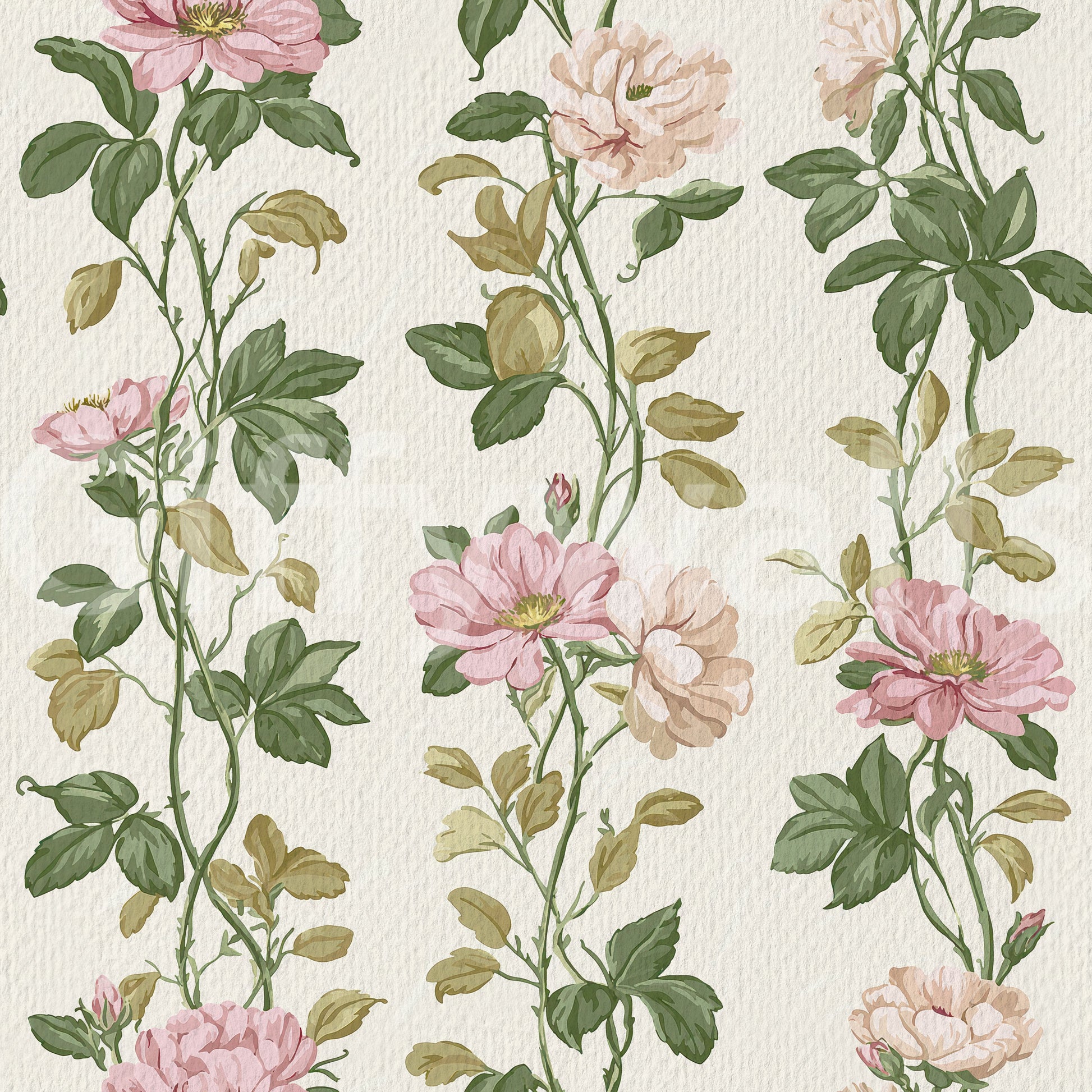 A high-quality serene flower wall mural for walls.

