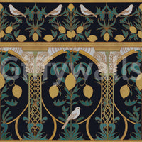 A high-quality elegant floral wall mural for walls.

