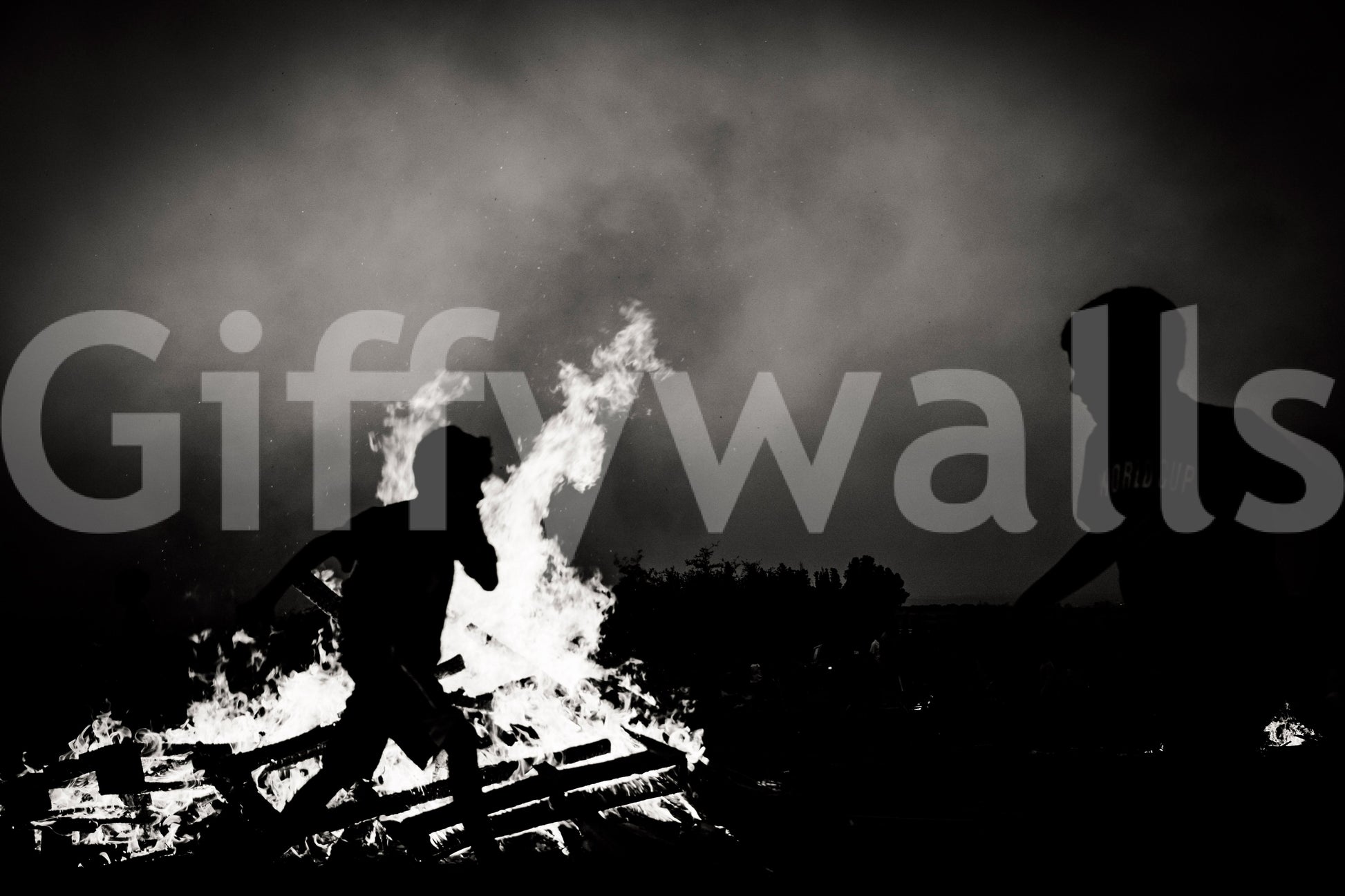 A high-quality cultural event wall mural for walls.

