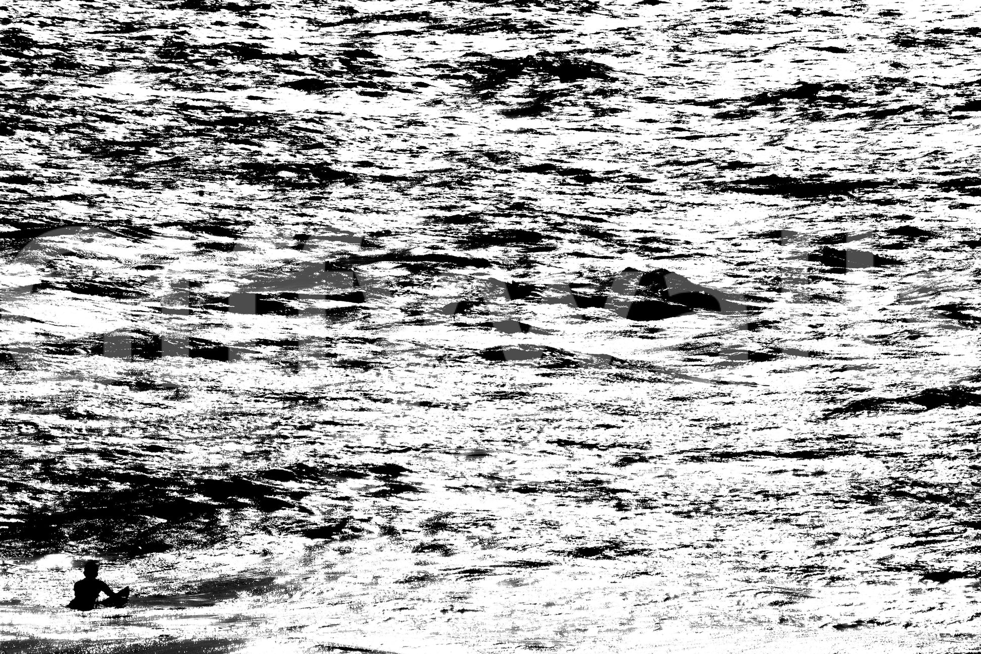 A high-quality serene beach wall mural for walls.

