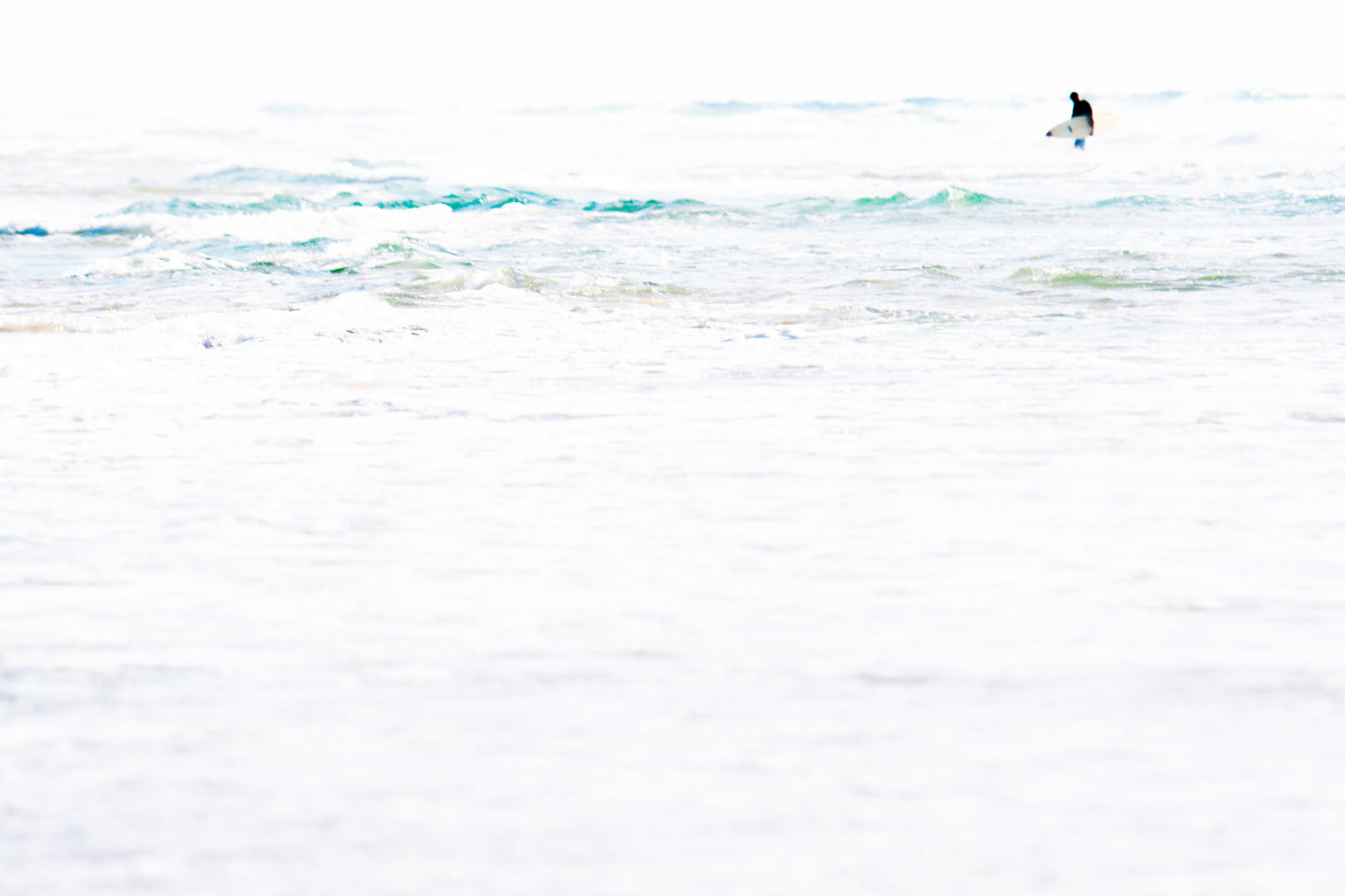 A high-quality serene ocean wall mural for walls.

