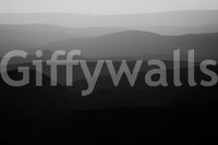 A high-quality serene mountain wall mural for walls.

