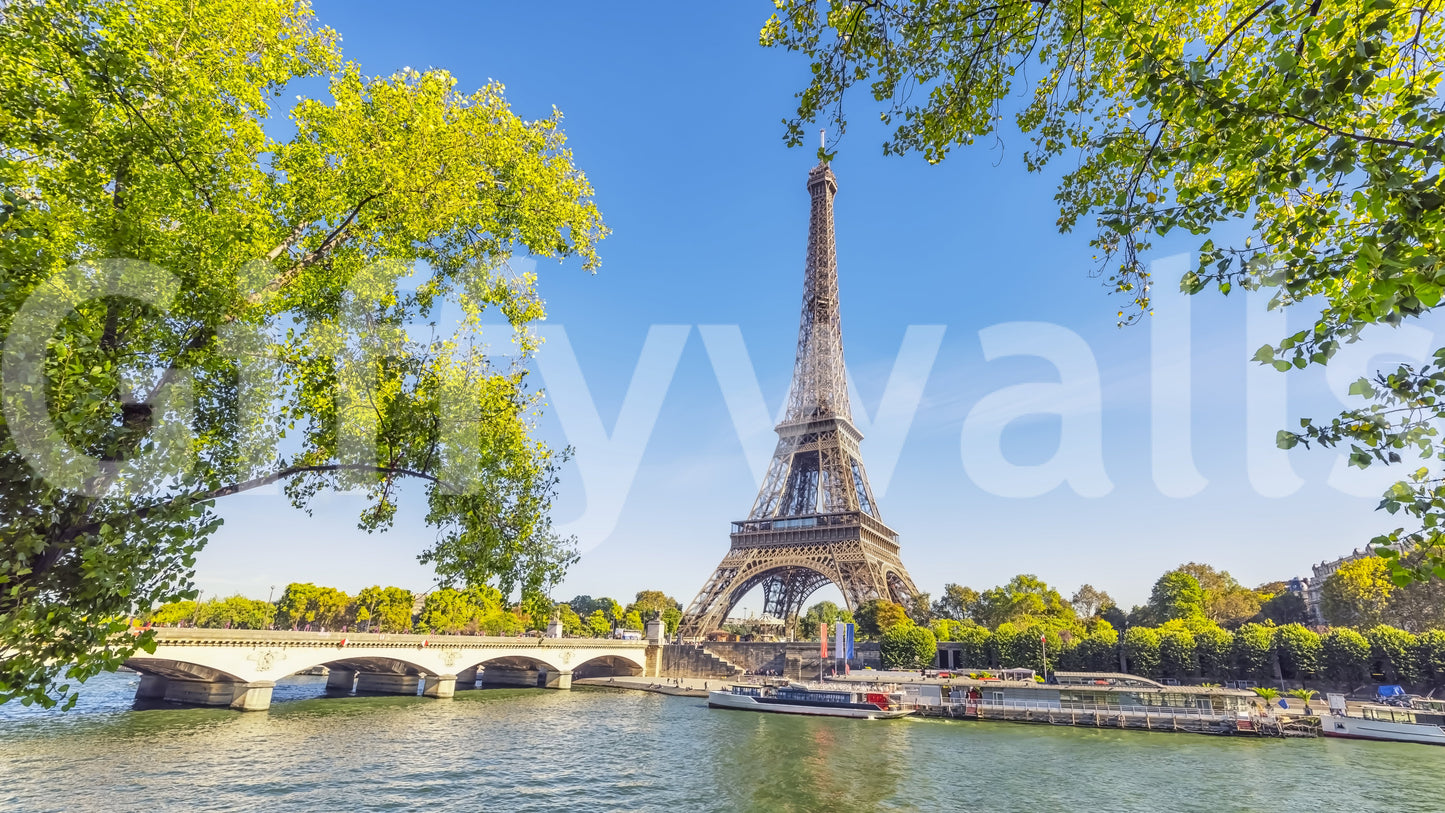 A high-quality minimalist city wall mural for walls.

