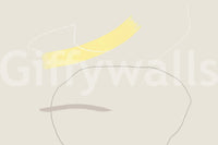 A high-quality minimalist wall mural for walls.

