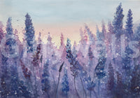 A high-quality serene flower wall mural for walls.

