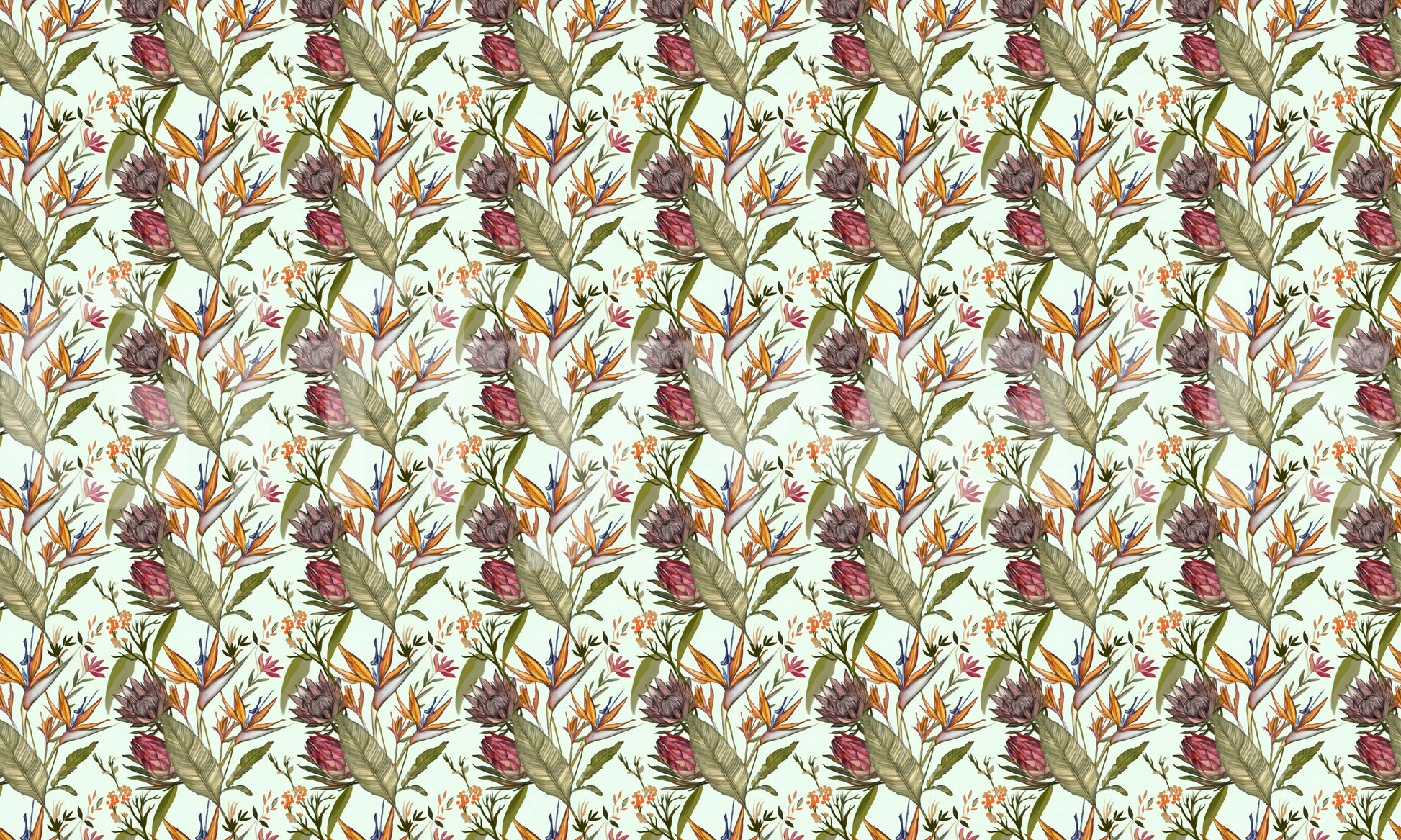 A high-quality exotic forest wall mural for walls.

