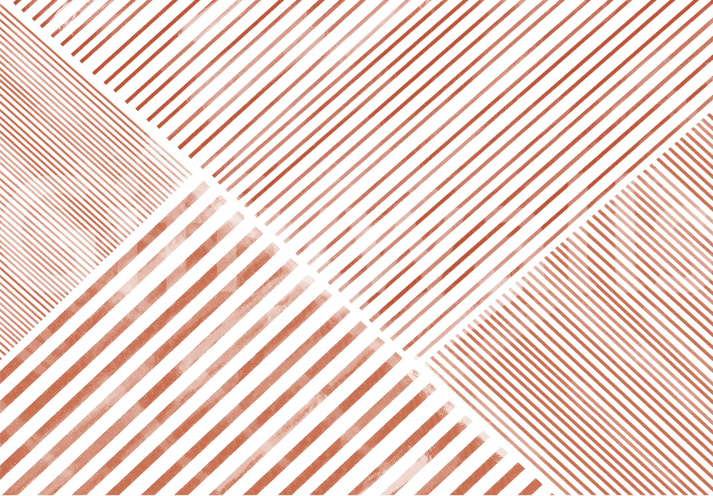 A calming modern pattern wallpaper mural that defines a space.