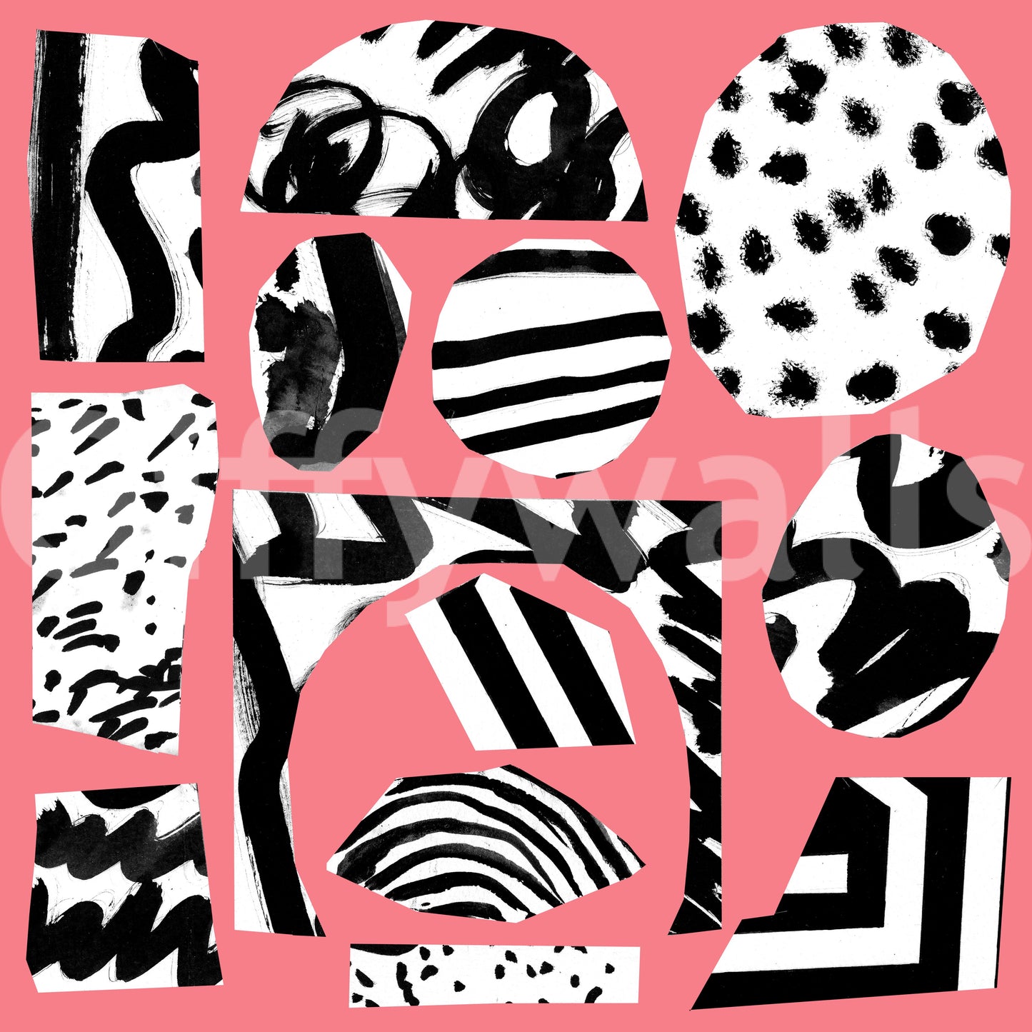 A high-quality serene flamingo wall mural for walls.

