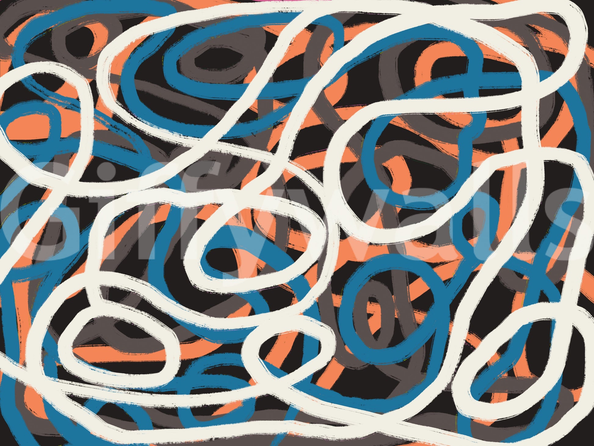 A high-quality abstract print wall mural for walls.