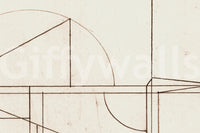 A high-quality abstract print wall mural for walls.