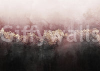 A high-quality serene flower wall mural for walls.