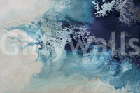 A high-quality serene ocean wall mural for walls.