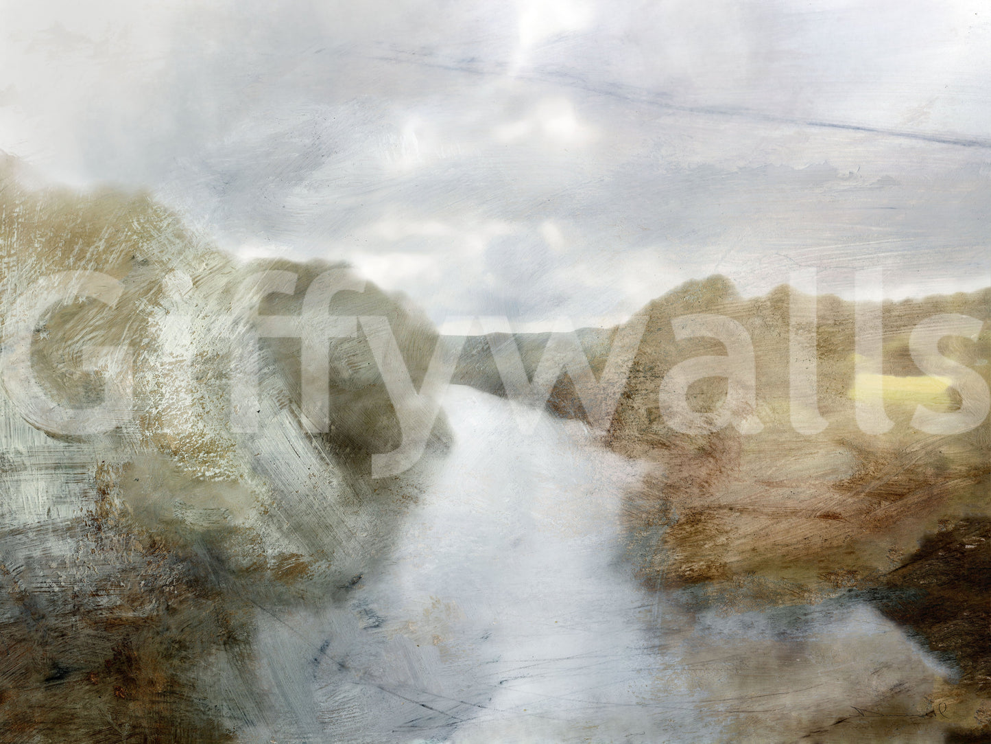 River Haze Wall Mural -2469812