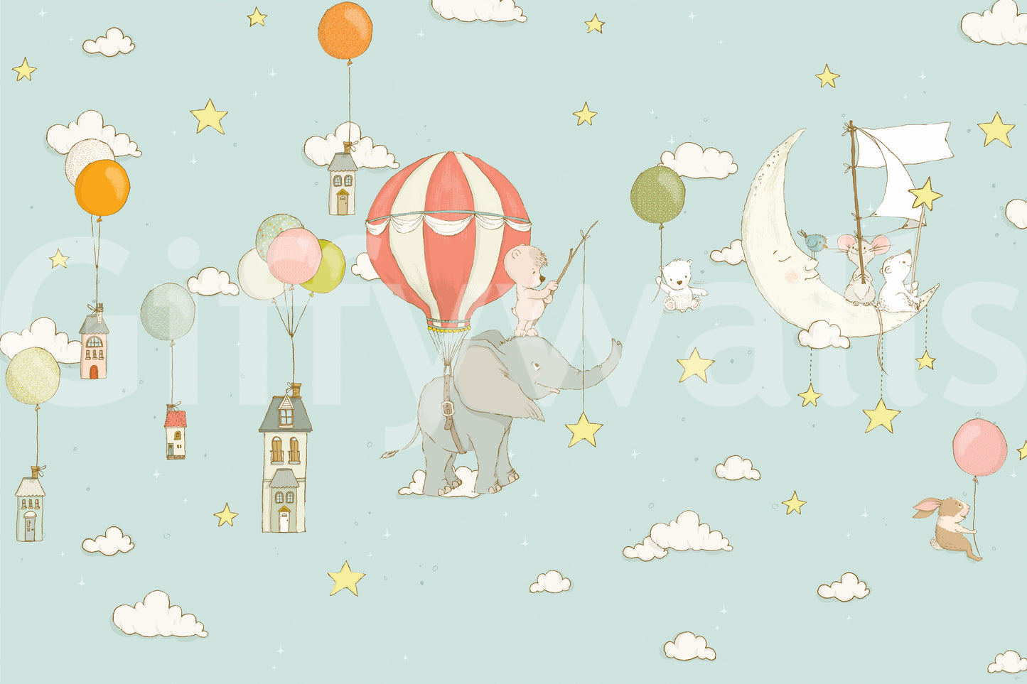 Dreamy Sky Tales Wall Mural -2759473