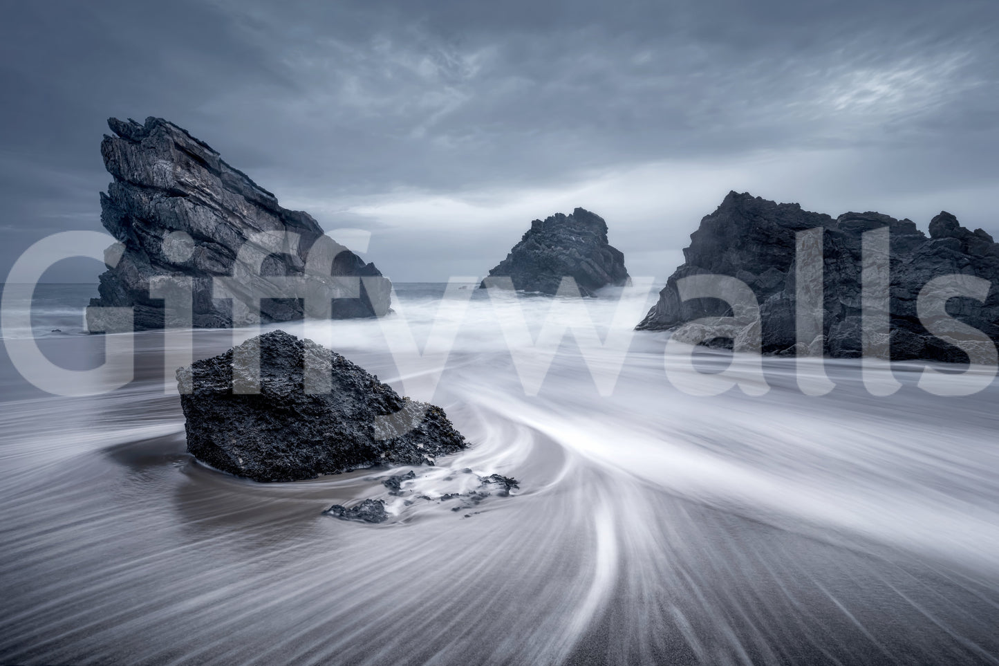 Coastal Monoliths Wall Mural -2467593