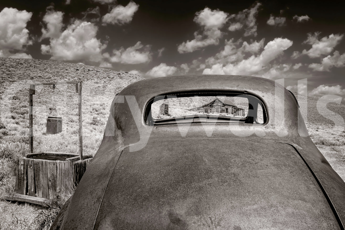 Ghost Town Relic Wall Mural -2308173