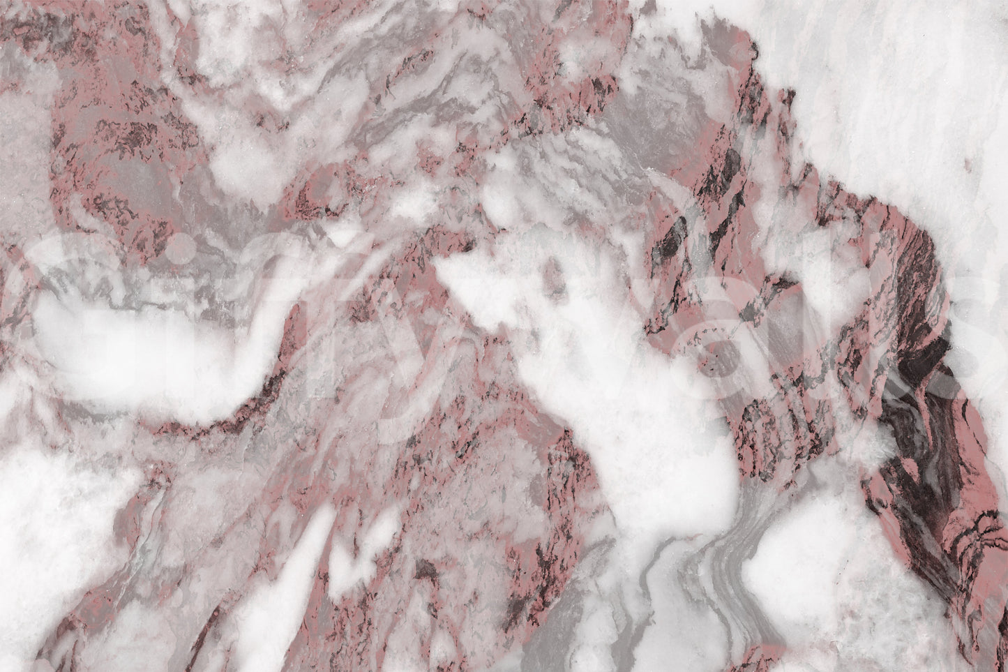 Dusty Rose Marble Swirl Wall Mural -2579026