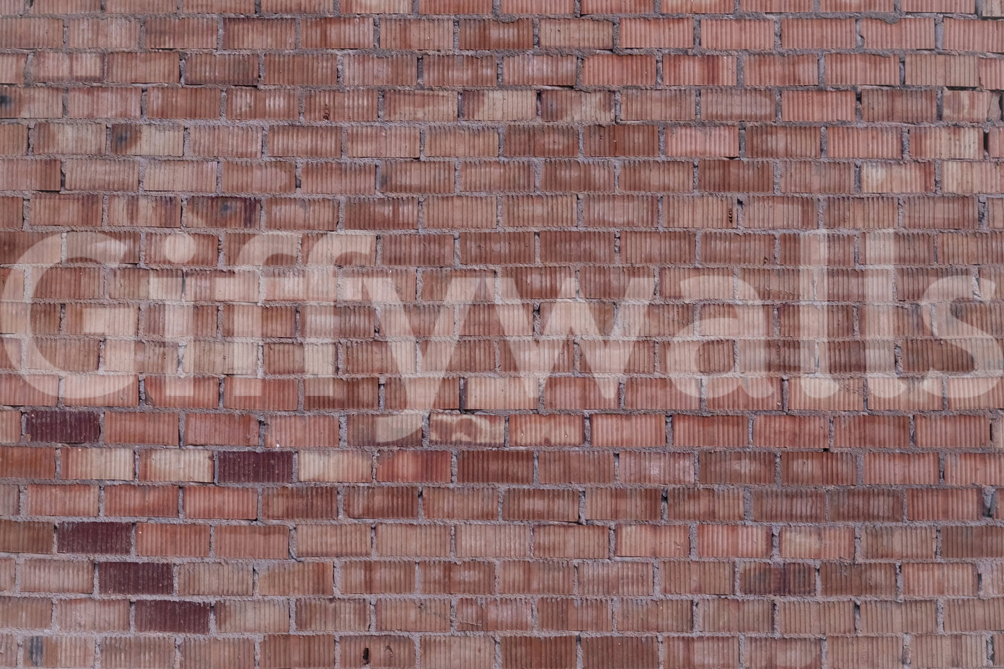 Terracotta Brick Wall Design Wall Mural -2306182