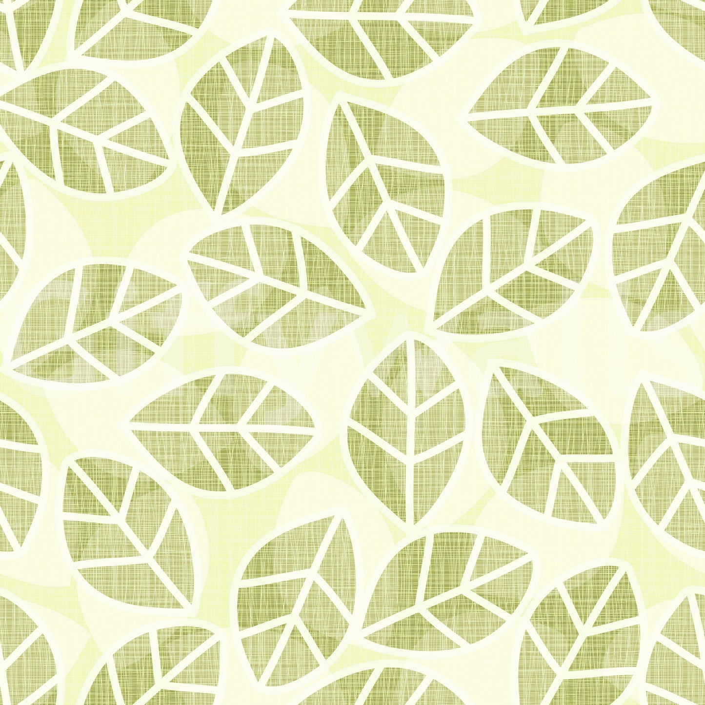 Leaves Play Spring Green Wallpaper⁠