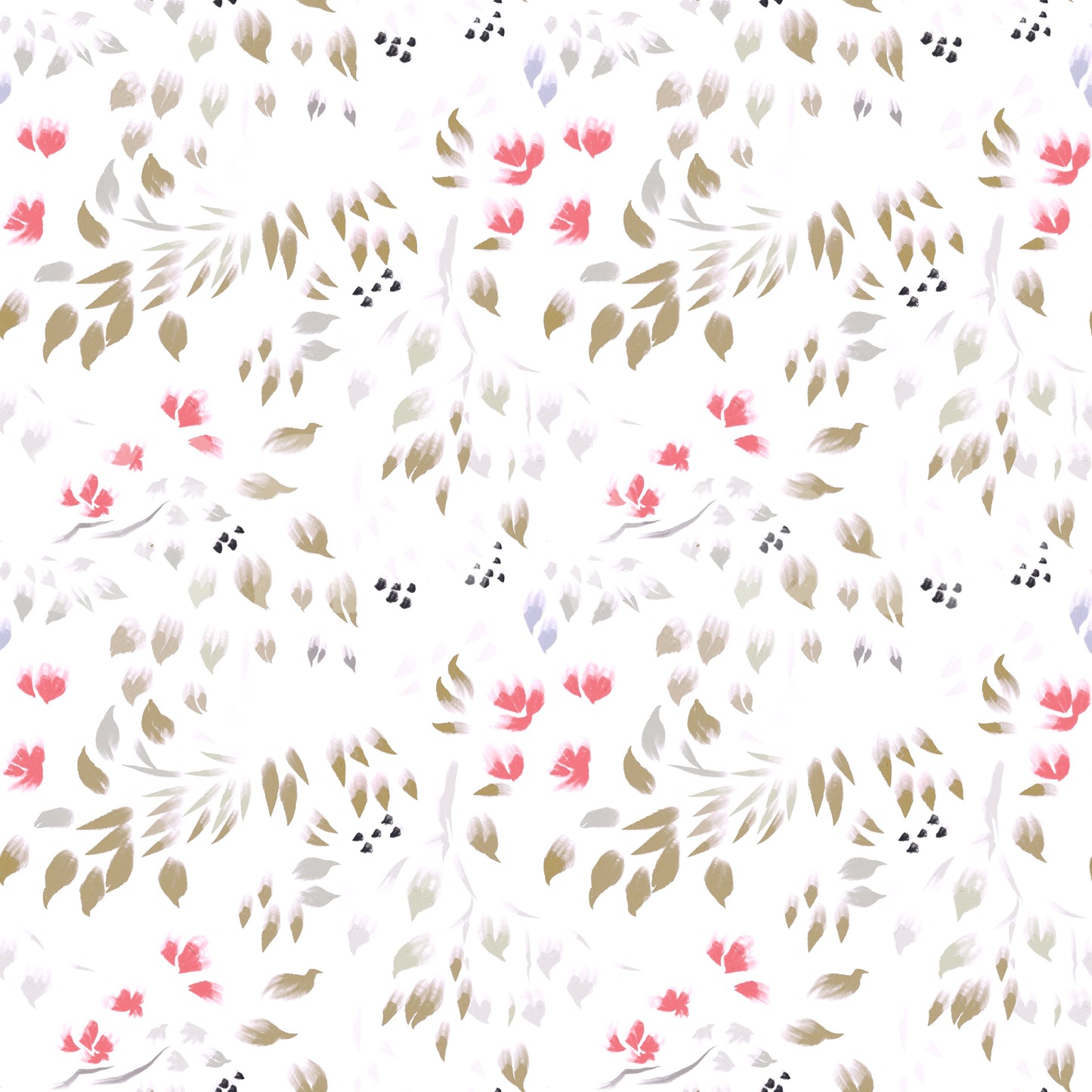 Painterly Petals Wallpaper⁠