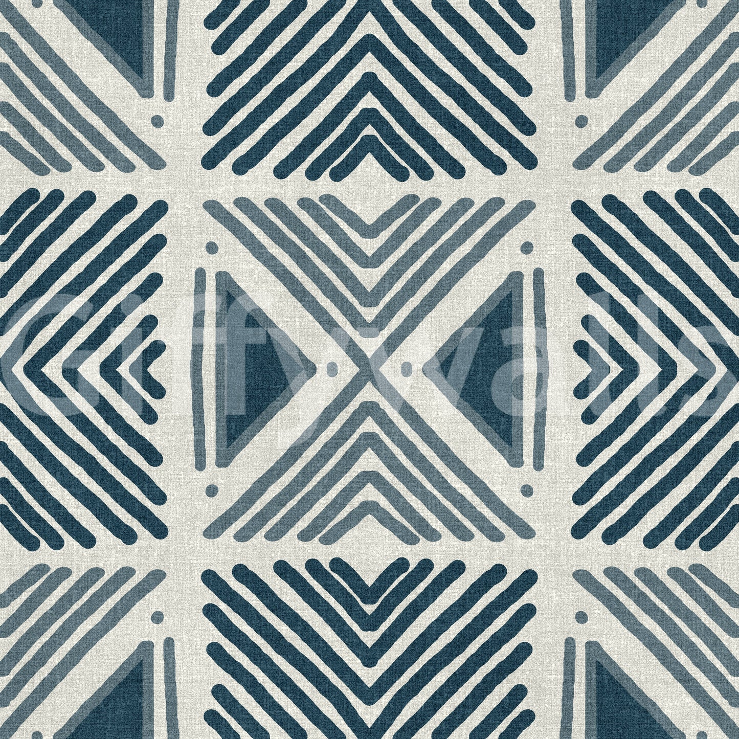 Tribal Denim Motif Wallpaper⁠