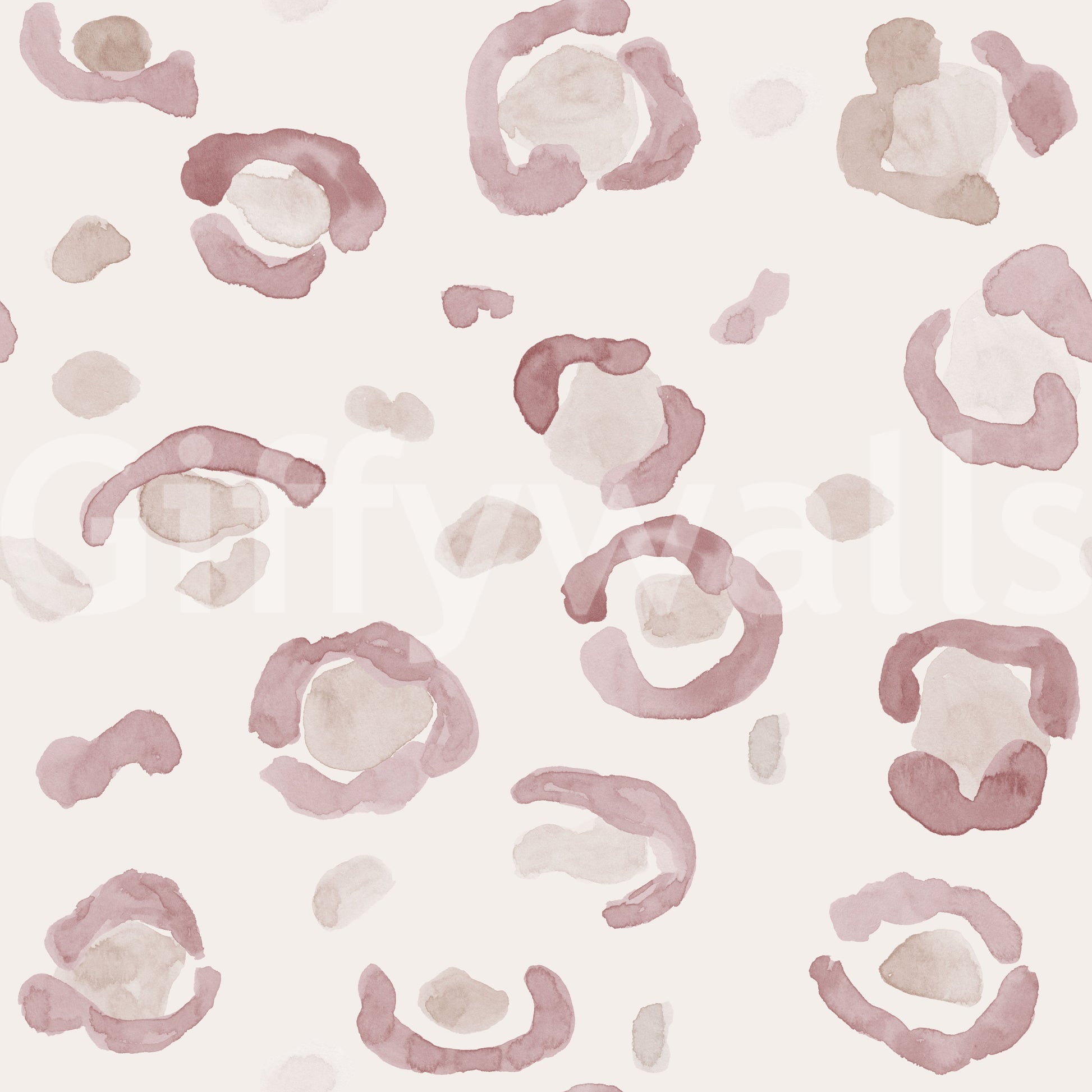 Refined leopard print wallpaper with a calm, minimalist aesthetic.