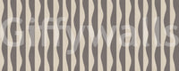 Vintage-inspired Groovy Stripes wallpaper, muted, refined, striking pattern.