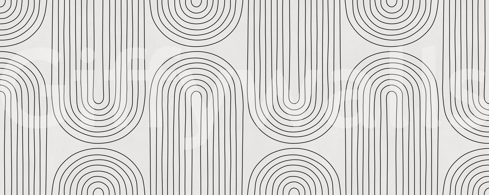 Decorative Arched Simplicity wallpaper. Modern line pattern structure Get this look today.