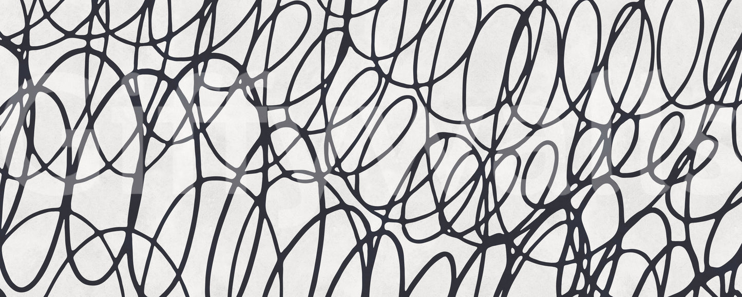 Striking Loop Lines repeat pattern. Simple yet powerful effect for any wall. Get this.