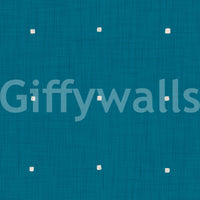 Simple Grid pattern Teal texture wall covering look.