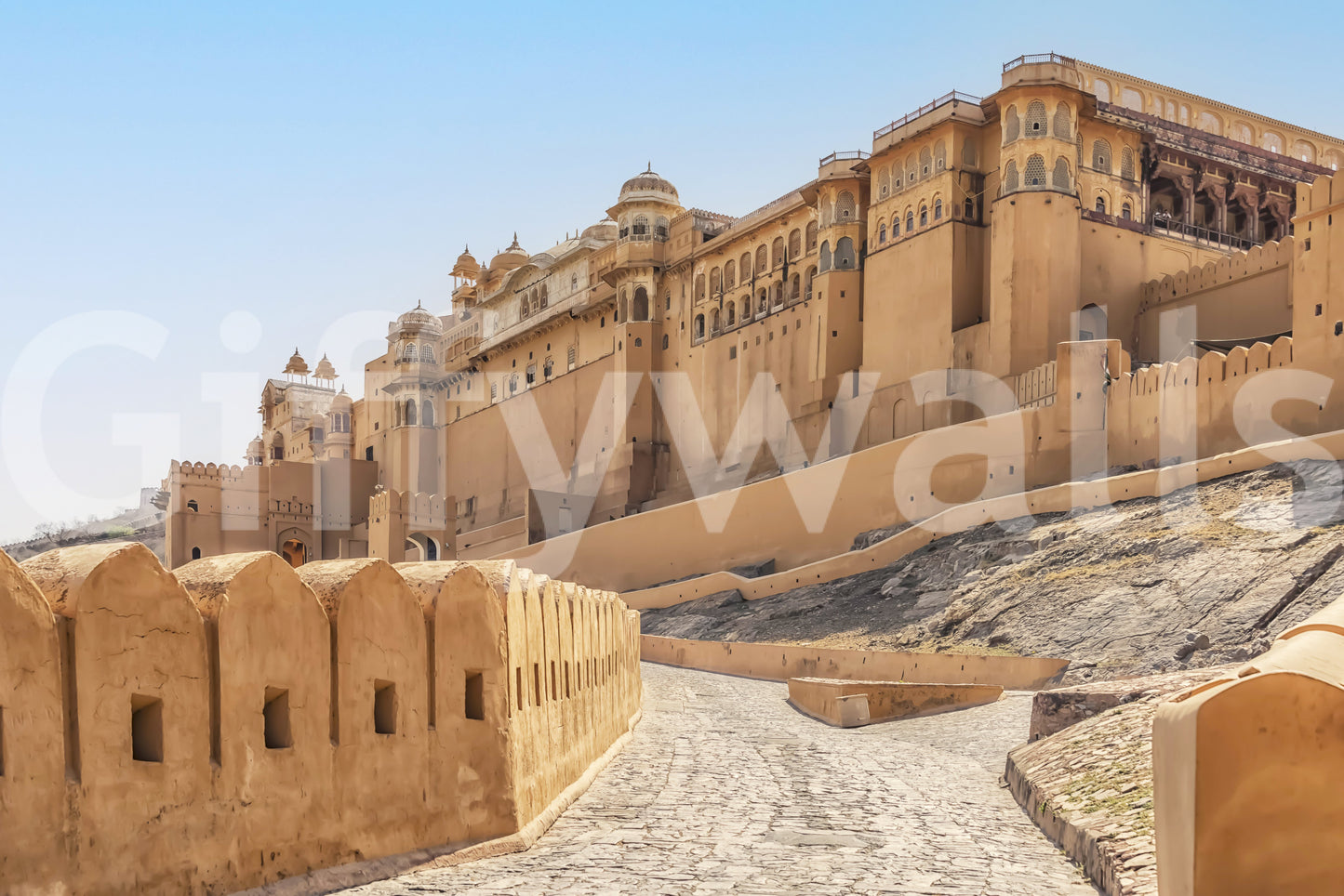 Amber Fort Grandeur Wall Mural