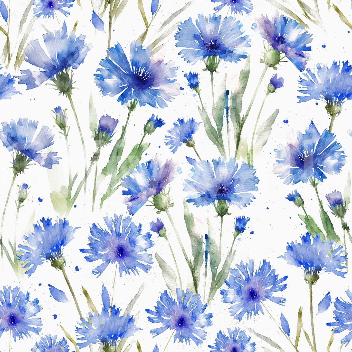 Blue Cornflower Dream Wallpaper⁠
