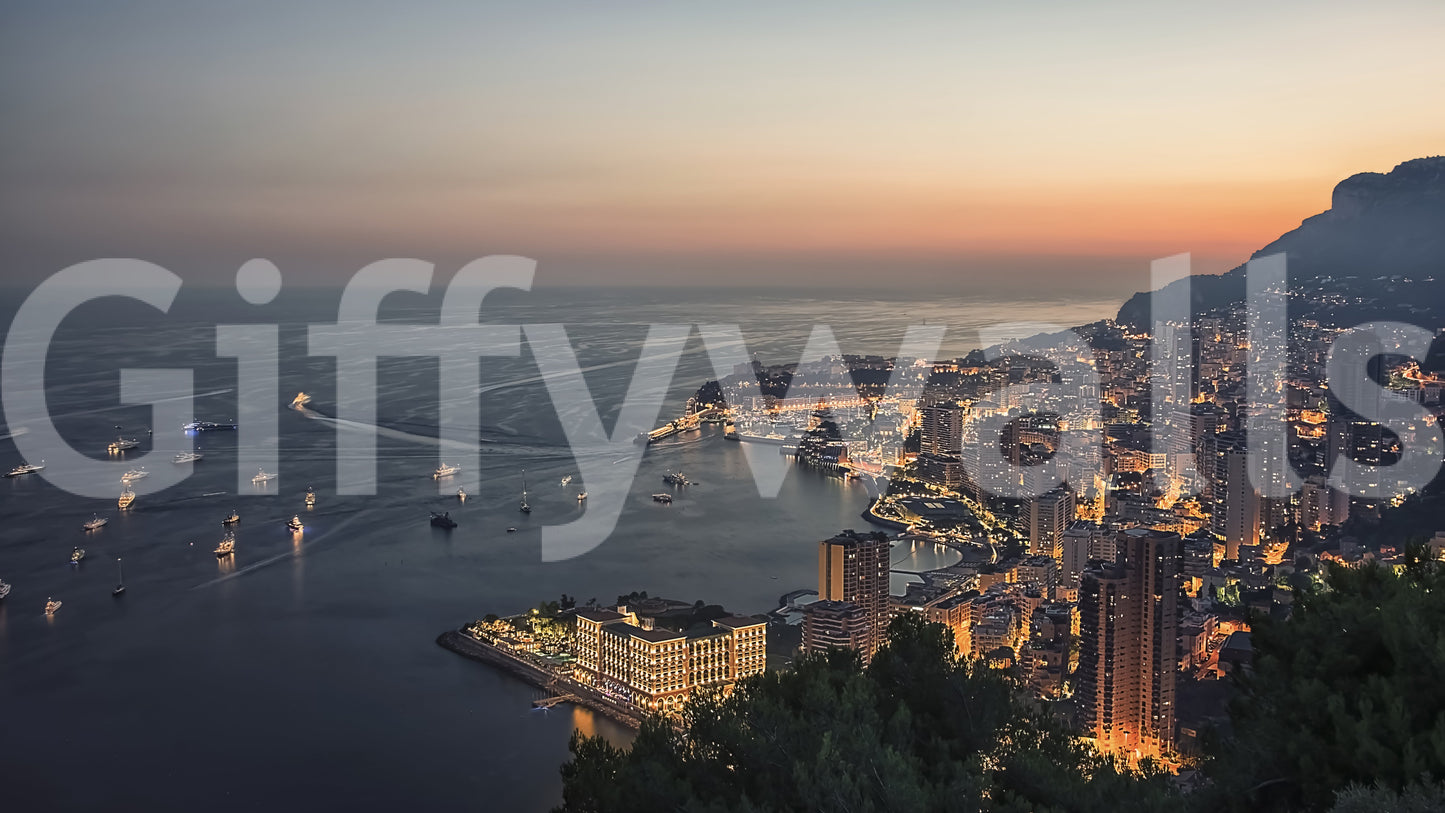 Monaco Nights Wall Mural