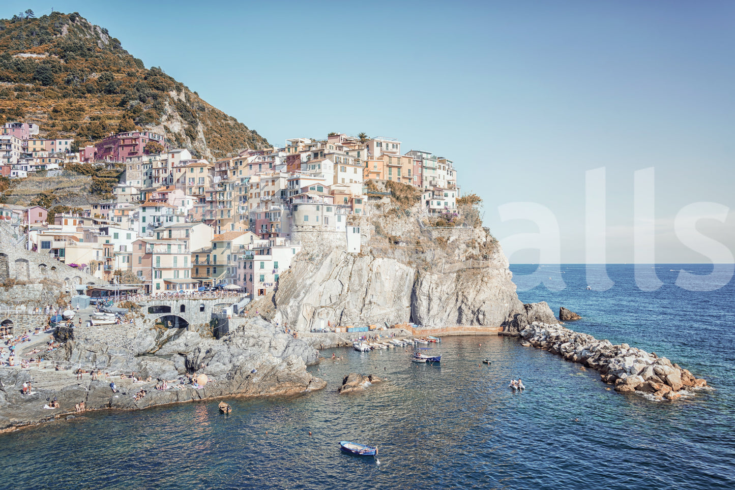 Cliffside Homes View Wall Mural