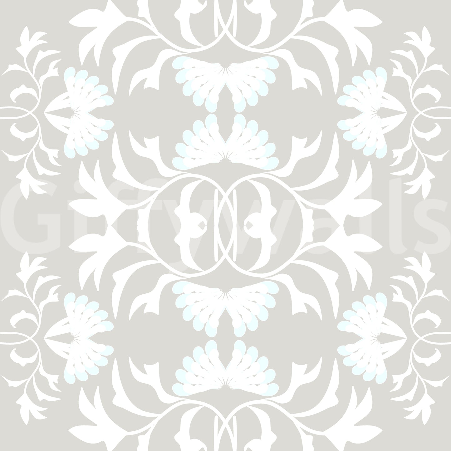 Floral Symmetry Wallpaper⁠