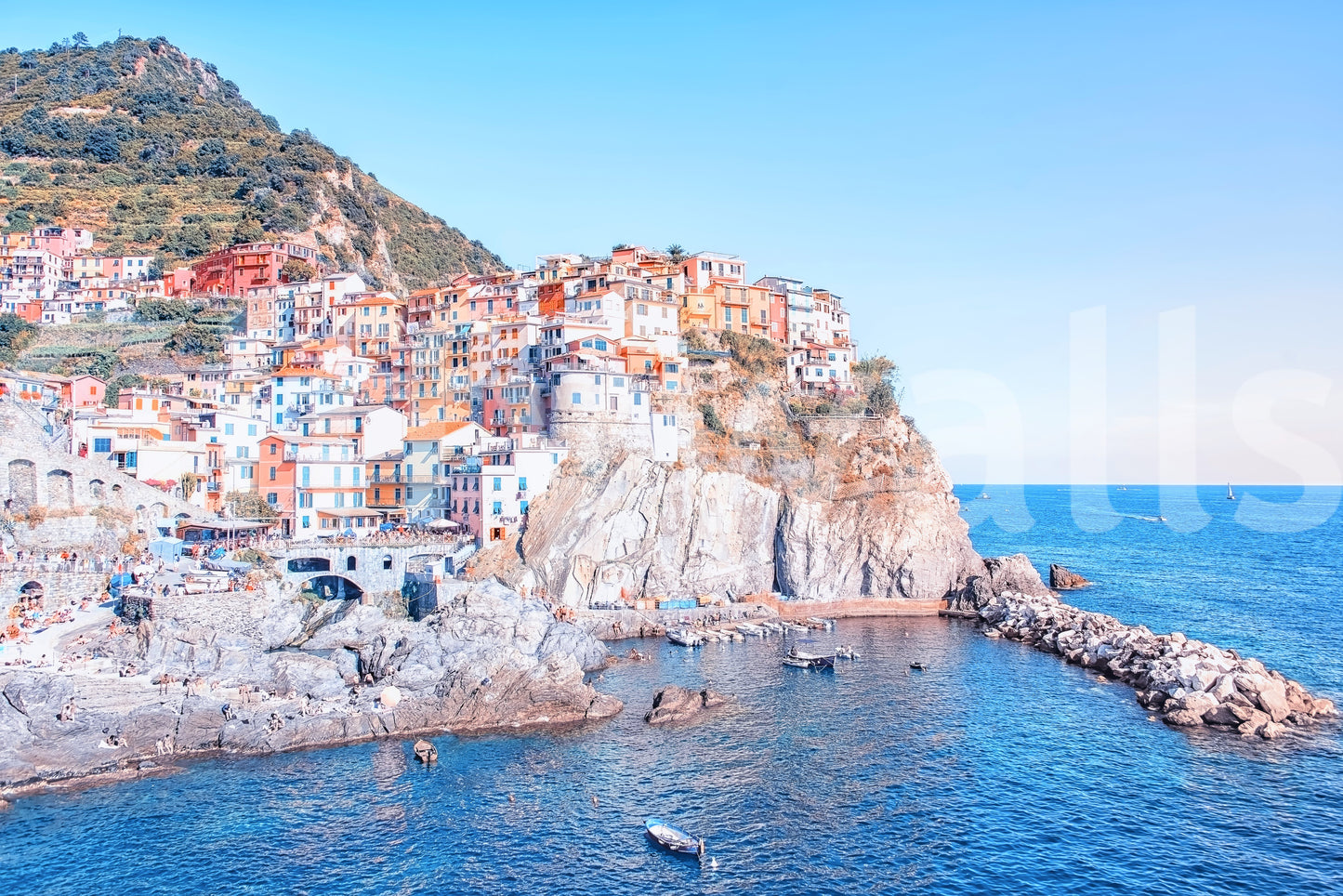 Italian Village Wall Mural