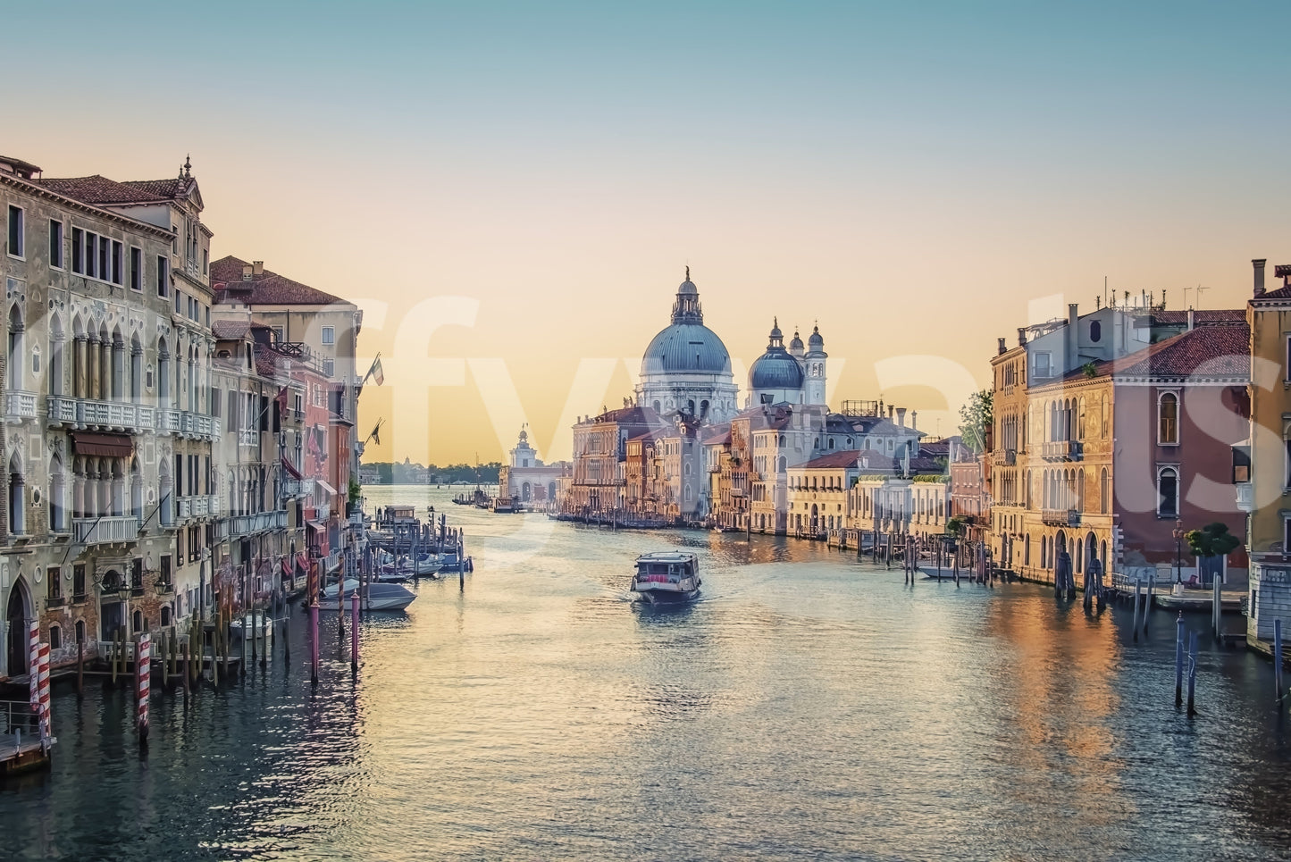 Historic grandeur depicted in Venice Serenade wallpaper mural.