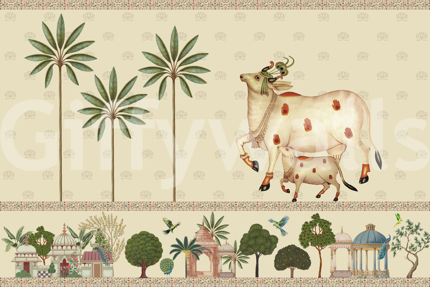 Pichwai Parampara Wall Mural