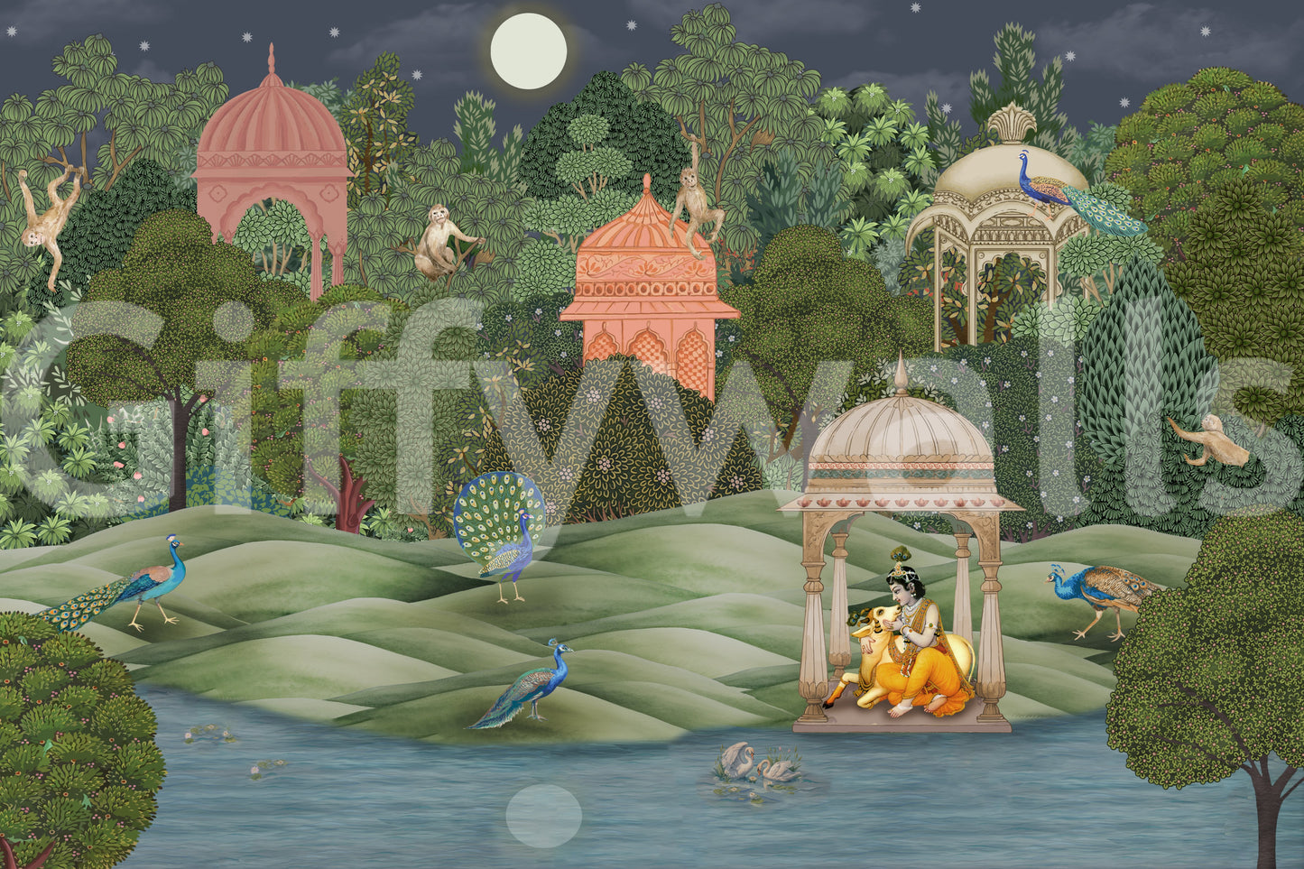 Vanara Vatika Wall Mural