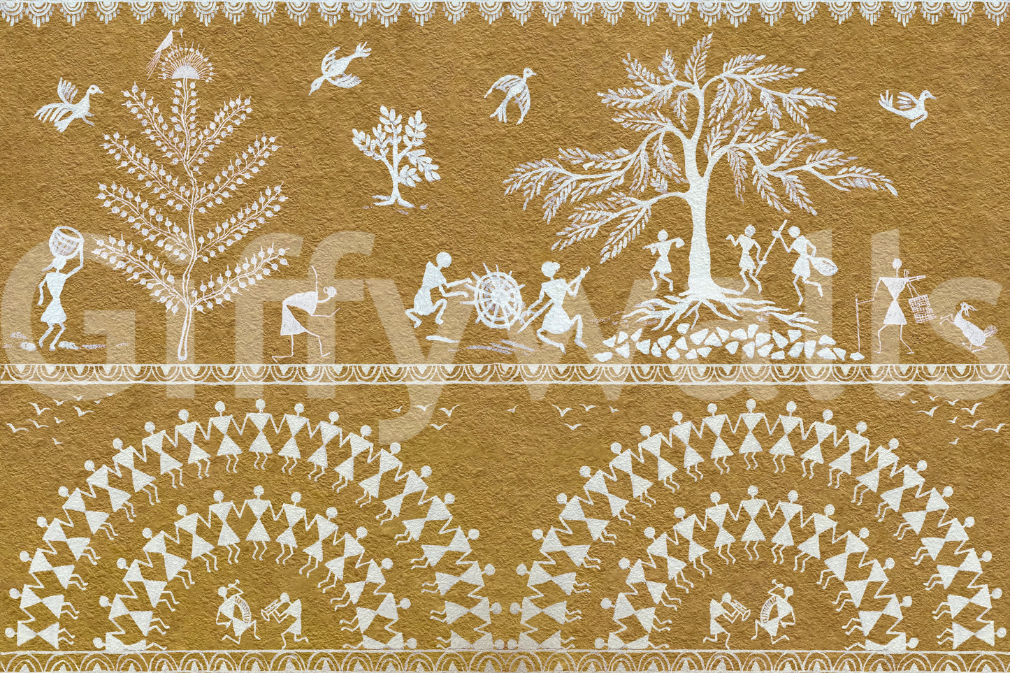 Tribal Dance Wall Mural