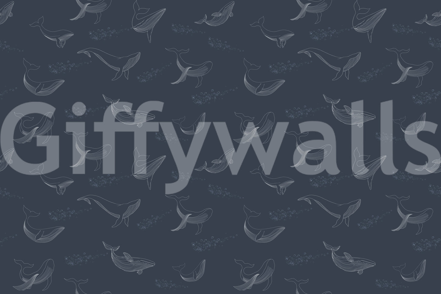 Whale Song Serenade Wall Mural