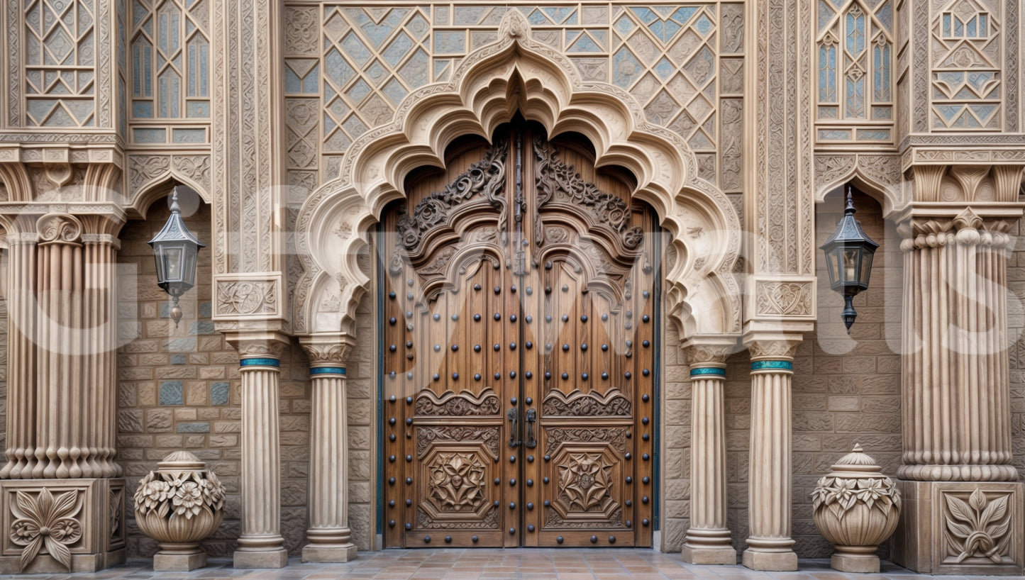 Ornate Entryway Wall Mural