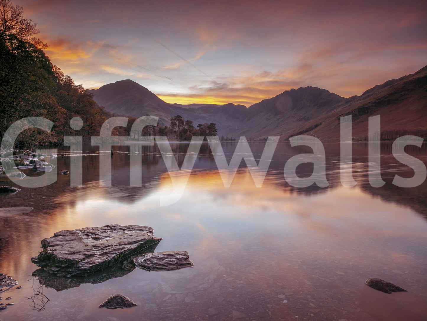 Lakeland Sunrise Wall Mural