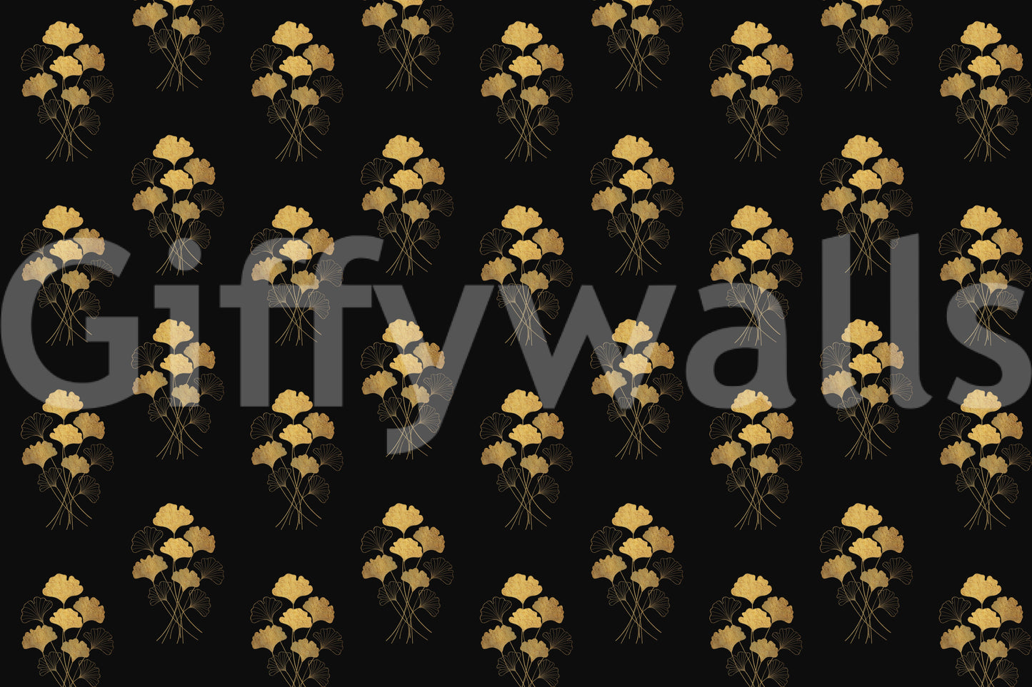 Ginkgo Luxury Gold Wall Mural