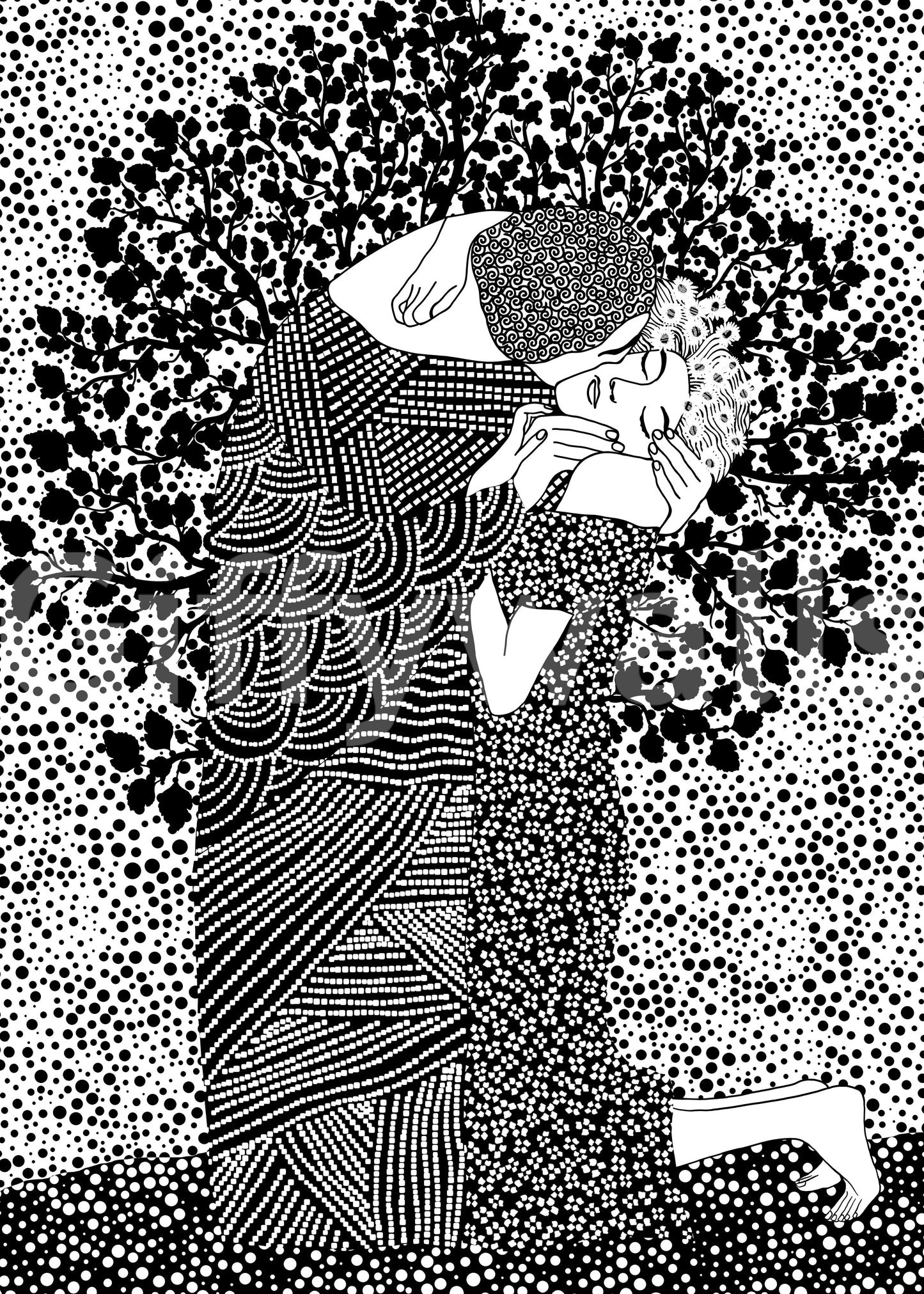 Il Bacio II - Murale