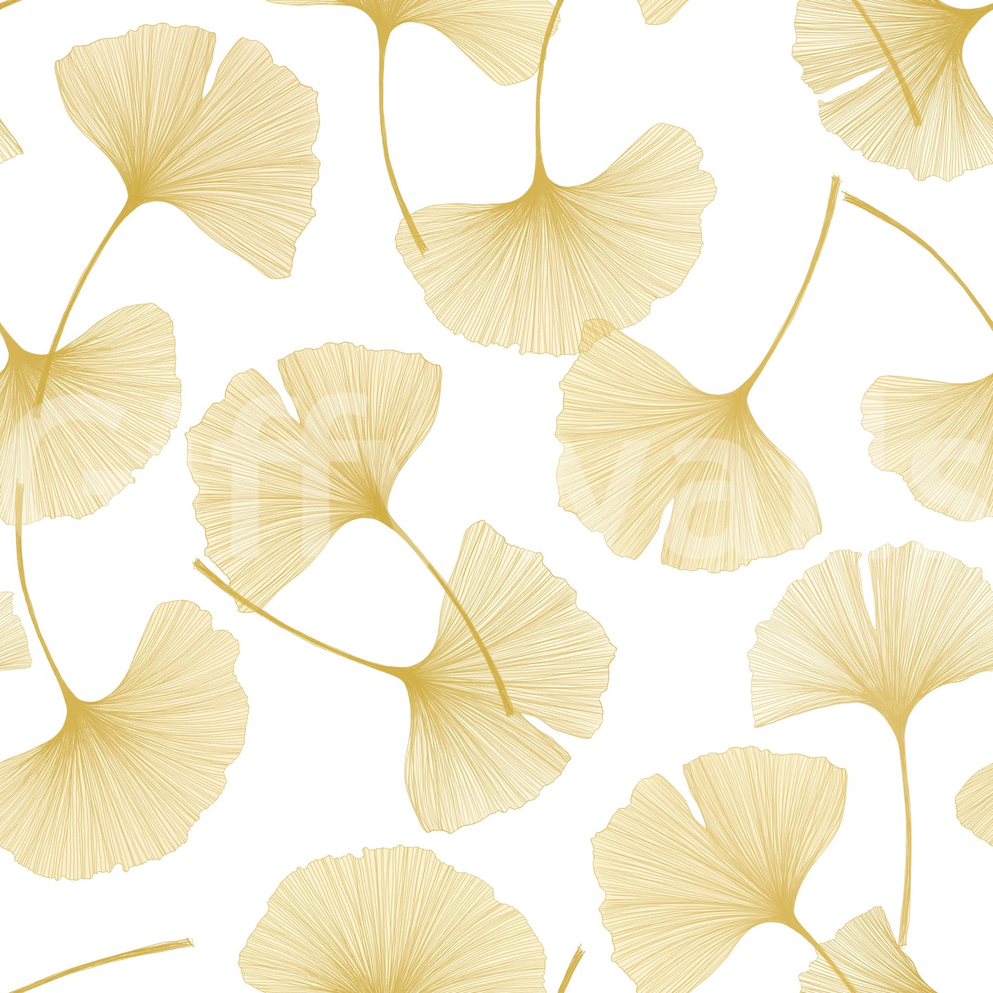 Carta da parati Golden Ginkgo Breeze