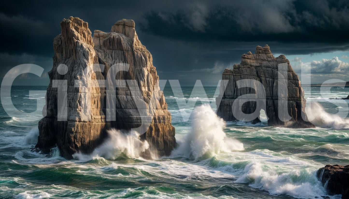 Kystgiganter vægmaleri