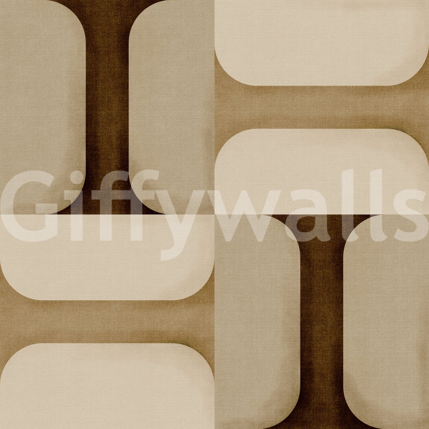 Carrelage texturé moderne, papier peint aux tons naturels