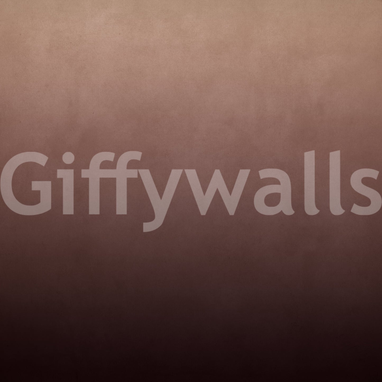 Ombre fersken vægmaleri - Dirty Paper