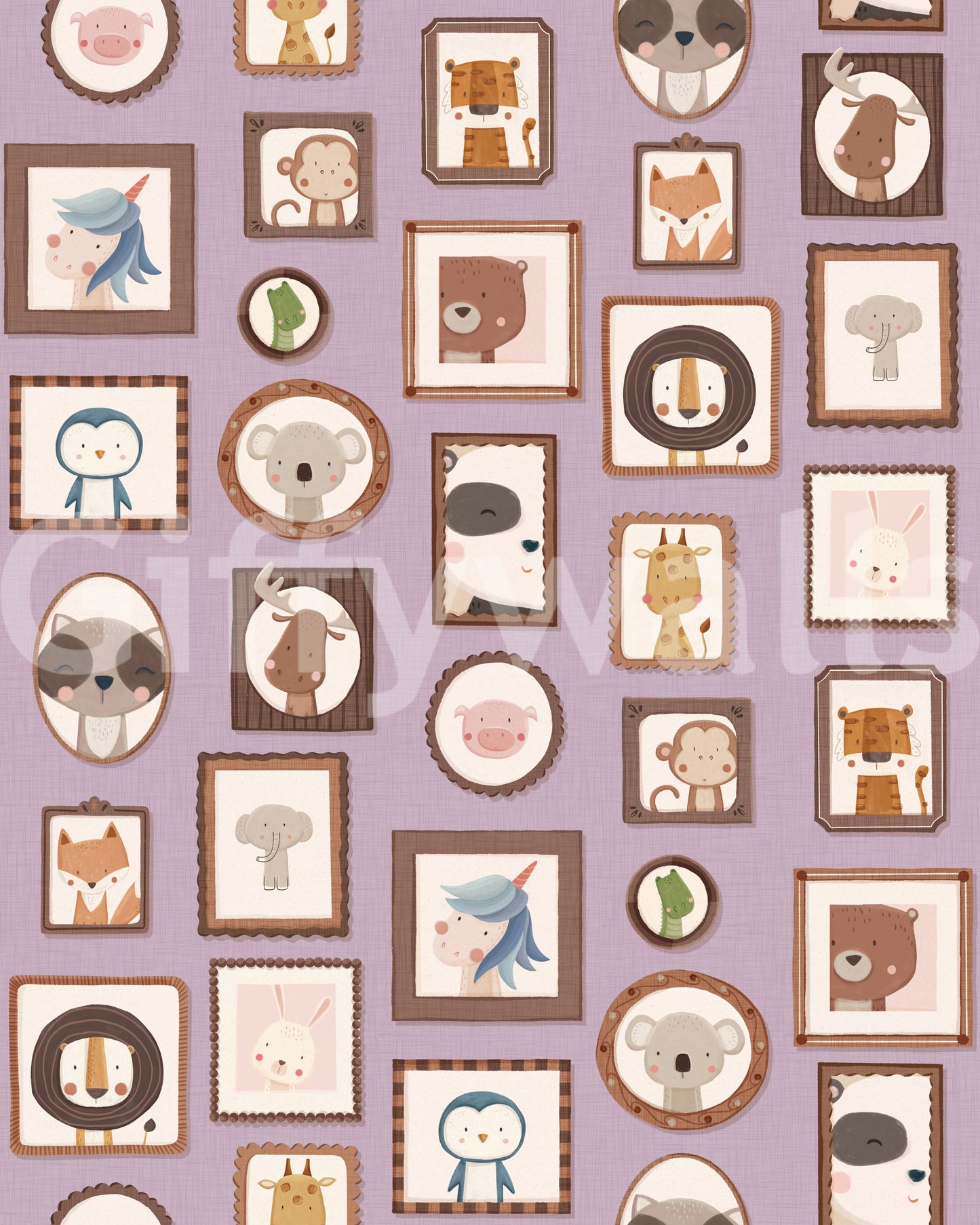 Animal Portraits Gallery Wallpaper⁠